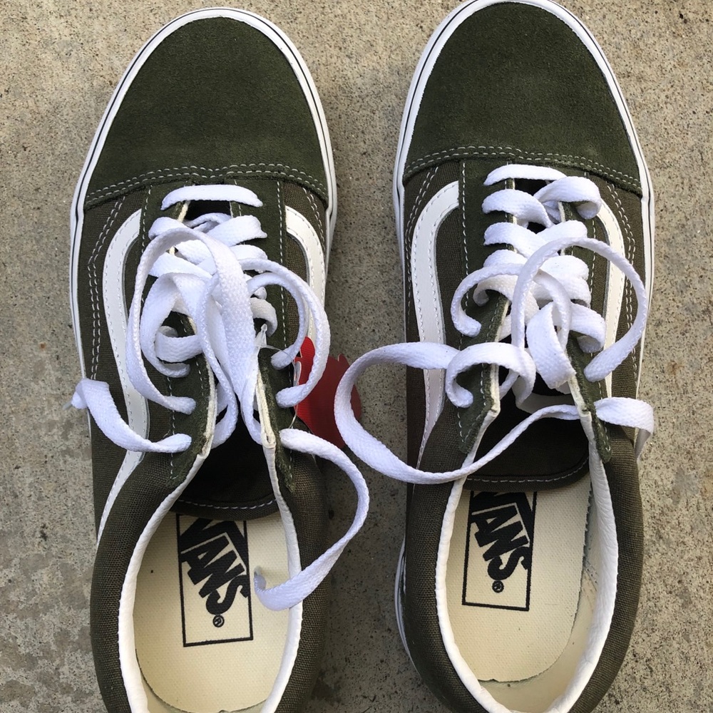 Green Vans Brand New!